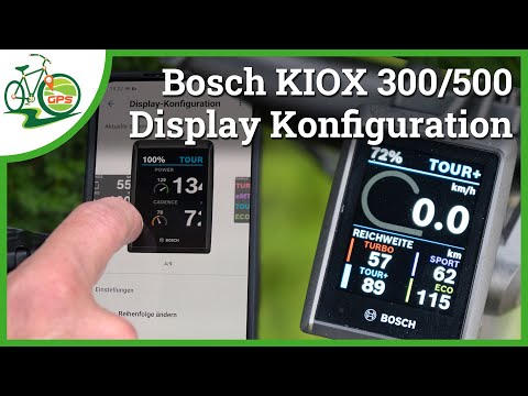 Bosch KIOX 300 Display Konfiguration im Detail 🚴 Daten Kacheln einrichten 🔧